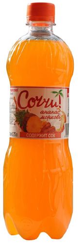 Напиток сокосодержащий "Соччи. Ананас-морковь"