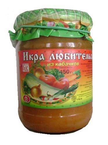Икра из кабачков