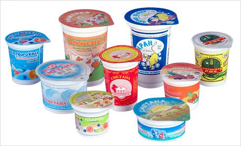 Стаканы молочные