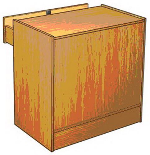 Прилавок закрытый "ET5560PB"