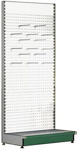 Стеллаж пристенный перфорированный