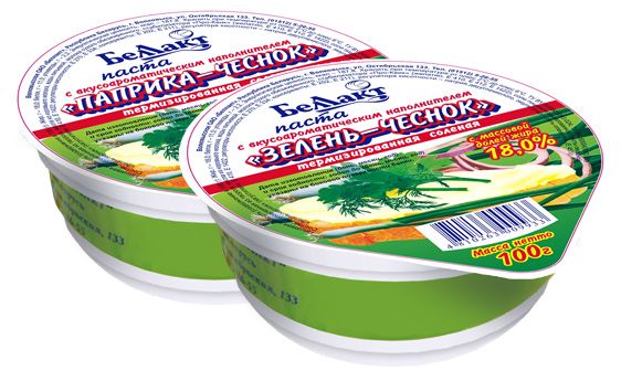 Паста творожная соленая